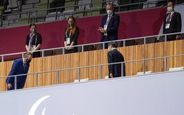 Andrew Parsons, Imperatore Nahurito,Paralimpiadi Tokyo 2020, Cerimonia apertura paralimpiadi, cerimonia apertura tokyo 2020, Tokyo 2020