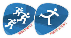 logo short track pattinaggio figura EYOF2023, short track, figure skating, EYOF2023