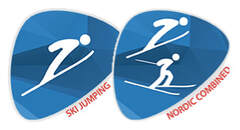 logo salto sci combinata nordica EYOF2023,ski jumping, nordic combined,EYOF2023