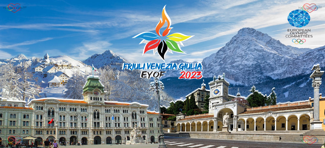 EYOF2023, EYOF, European Youth Olympic Festival, FVG 2023, Festival Olimpico Della Gioventù Europea.